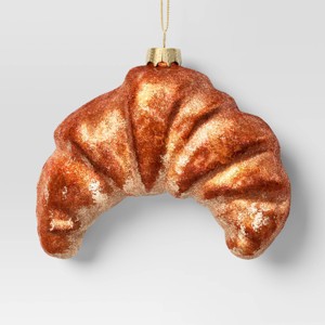Christmas Glass Croissant Ornament - Wondershop™ - 1 of 3