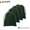 Unique Bargains Velvet Reusable Soft Jewelry Headphone Candy Drawstring Gift Bags 20 Pcs - 3 of 4