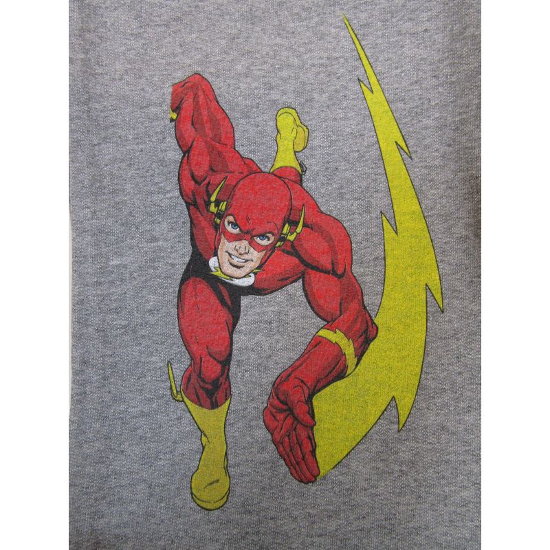The Justice League The Flash Youth Heather Gray Sweat Pants, 2 of 3