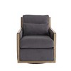 Okak Accent Chairs for Bedroom, 360 Degree Corduroy Swivel Barrel Chair, Leisure Arm Chair, Modern Oversized Accent Chair - 4 of 4