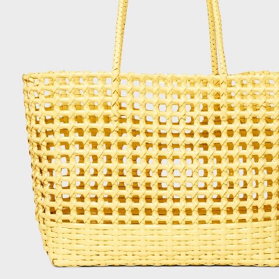 Woven Cage Tote Handbag - Shade & Shore' - image 5