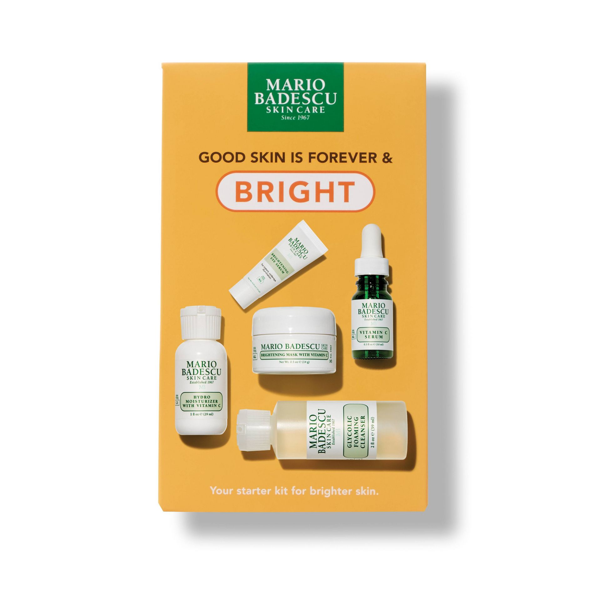 Mario Badescu Skincare Good Skin is Forever and Bright Set - 5pc - Ulta Beauty