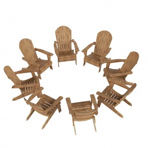 WestinTrends Tuscany HIPS Outdoor Patio Folding Adirondack Chair (Set of 8) - 1 of 4