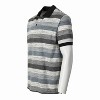 Gioberti Men's Club Stripe Polo Shirt - Short Sleeve, Regular Fit, Yarn Dye - 3 of 3