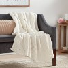 Solid Chenille Knit Throw Blanket - Threshold™ - image 2 of 4