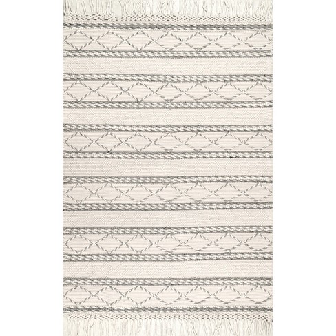 nuLOOM Texture Supreme Area Rug, 5x8, Ivory