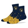 MLB Milwaukee Brewers Adult Quarter Socks - 2 of 3
