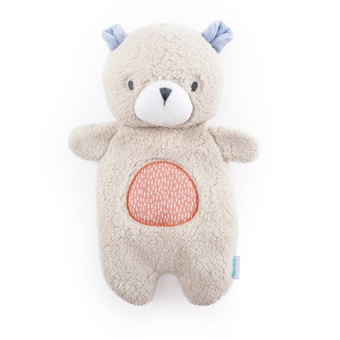 Ingenuity Premium Soft Plush Soothing Bean Bag Lovey Nate the Teddy Bear