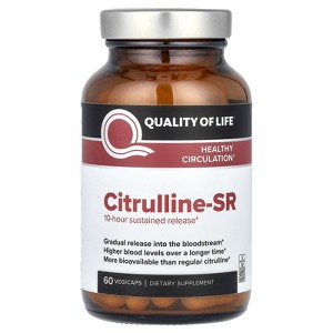 Quality of Life Citrulline-DR, 60 Vegicaps (400 mg Per VegiCap) - 1 of 2