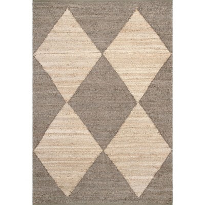 Nuloom Pandora Diamond Jute Indoor Area Rug