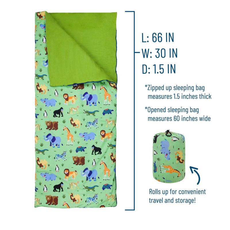 Wildkin Original Sleeping Bag for Kids, 5 of 8