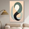 Art Remedy Earthworm in the glass bowl Contemporary Shapes Abstract Wall Art Framed - 2 of 4