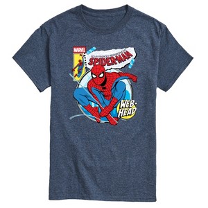 Men's - Marvel - Friendly Neighborhood Spider-Man Comic Book Cover Short Sleeve Graphic T-Shirt - 1 of 4