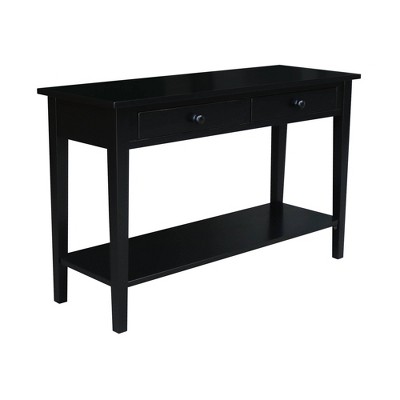 Spencer Console Server Table Black - International Concepts