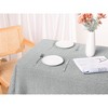 Unique Bargains Picnic Dinner Cotton Linen Tassels Oil-proof Table Cover 1 Pc - 2 of 4