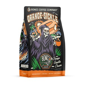 Bones Coffee Company Orange Sickle 12 oz (Ground) - 1 of 4