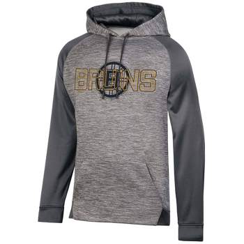 NHL Boston Bruins Men's Gray Performance Hooded Sweatshirt