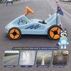 Bluey 12V Electric Go Kart for Kids with Lights, Remote Control, Seat Belt, Rechargeable Battery, Durable Outdoor Ride-On Toy for Ages 3-6 - 3 of 4