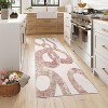 Area Rug Abstract Snake Print Low Pile Carpet Non-Slip Stain Resistant Large Indoor Floor Rug for Living Room Bedroom Dining Room Kitchen - 2 of 4