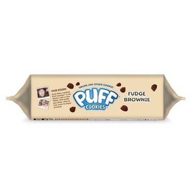 Puff Cookies Fudge Brownie - 9oz