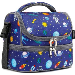 Paaaawaters Kids Double Decker Cooler Insulated Lunch Bag Large Tote for Boys, Girls, Men, Women, With Adjustable Strap - 1 of 4