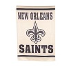 Embossed Suede Flag, House Size, New Orleans Saints - 2 of 2