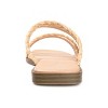 Journee Collection Womens Brinna Tru Comfort Foam Low Stacked Heel Slide Sandals Mocha 8 - 3 of 4