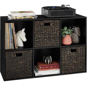 Best Choice Products 6-Cube Bookshelf, 13.5in Display Storage System, Organizer w/ Removable Back Panels
