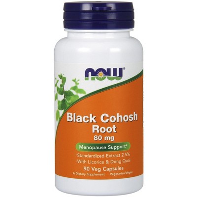 Black Cohosh Root 80mg by Now Foods  -  90 Capsule