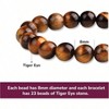 8mm Beaded Bracelets for Women Men - Gemstones, Elastic Adjustable Size - 2 of 4