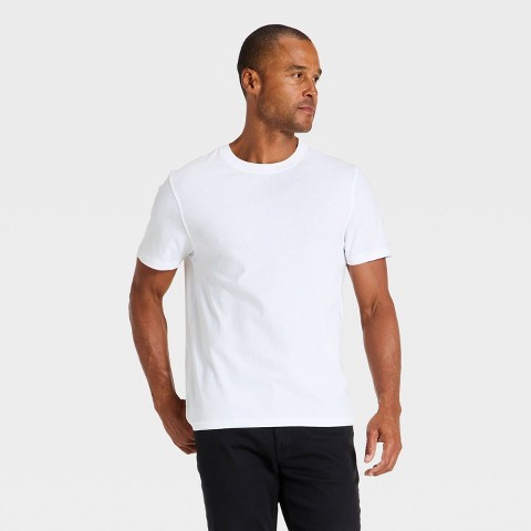 Мужские футболки Goodfellow & Co Men's Every Wear Short Sleeve 100% Cotton T-Shirt - Goodfellow & Co™ White M
