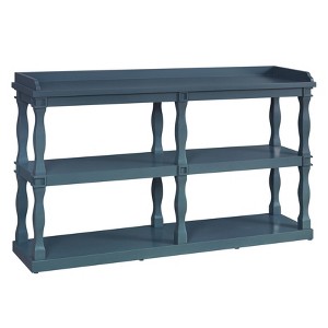 NicBex 3-Tier Console Table with Open Storage Space Narrow Long 59.8''Entryway Table with Roman Column Effect Support Legs for Living Room - 1 of 4