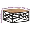 vidaXL Coffee Table End Table Sofa Table Living Room Furniture Solid Wood - 4 of 4