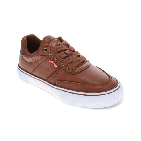 Levi's brown leather shoes online