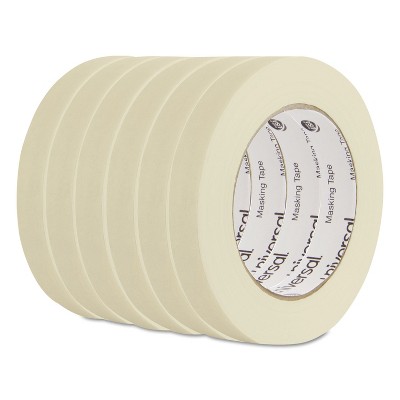 Universal General Purpose Masking Tape 18mm x 54.8m 3" Core 6/Pack 51334