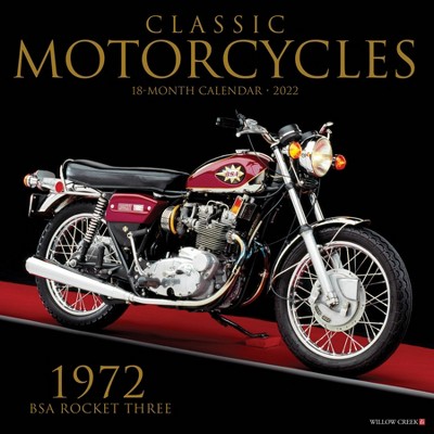 2022 Wall Calendar Classic Motorcycles - Willow Creek Press