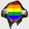 Adult Design By Humans Pride Shirt Rip Open Shirt By Luckyst T-Shirt - 2 of 2