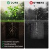 Unique Bargains Non-Woven Fabric Seeding Pots Plant Nursery Bags Black - 4 of 4