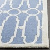 Bella BEL137 Hand Tufted Area Rug Blue / Ivory 8' X 10' - Safavieh. - 3 of 4