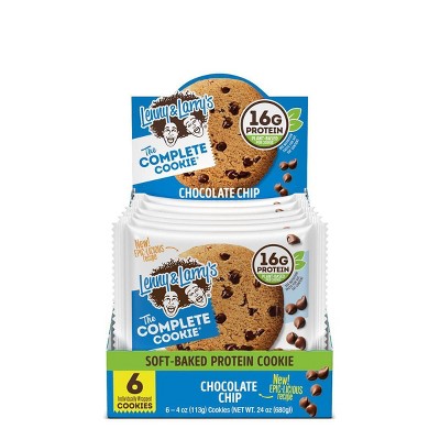 Lenny & Larry's Complete Vegan Cookies - Chocolate Chip - 6ct