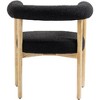 Meridian Furniture,Hyatt Boucle Fabric Dining Chair - 2 of 4