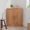 MAYEERTY Modern 2 Doors Utility Storage Cabinets Efficient Storage for Living Room Dining Room Bedroom Beige - 2 of 4