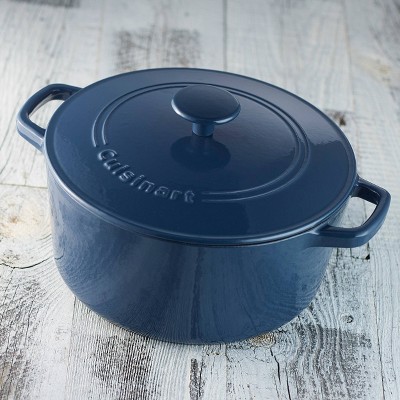 Cuisinart 5 Quart Enameled Cast Iron Round Covered Casserole - Thumbnail 5
