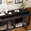 Famapy Dog Crate 72.4" Furniture Style Design Dog Crate with Drawers and Dividers Functional & Tailored for Your Furry Friends - 2 of 4