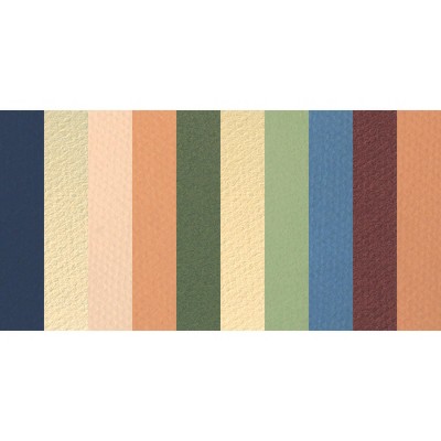 Canson Mi-Teintes Drawing Sheets, 19 x 25 Inches, Portrait Landscape Colors, 10 Sheets