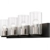 Livex Lighting Zurich 4 - Light Vanity in  Black/Brushed Nickel - 2 of 4