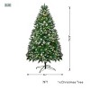 Moda Furnishings Pre-Lit Lighted Artificial Christmas Tree With Snowflakes And Pinecones - 3 of 4