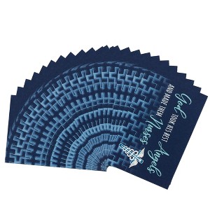 Dicksons God Made Nurses Blue 3 x 2 Paper Itty Bitty Bookmark Pack of 24 - 1 of 2