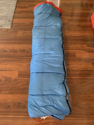 Coleman Adult Flatlands Mummy Sleeping Bag 40 Degree - Medium Blue : Target