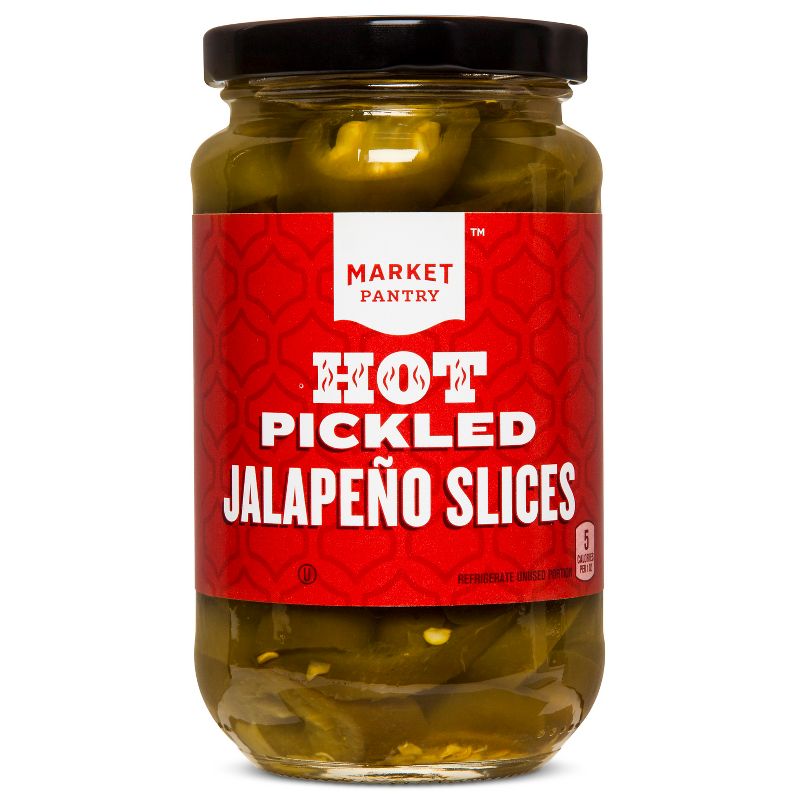 Sliced Jalapeno Peppers 12oz - Market Pantry&#8482;, 1 of 4